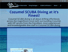 Tablet Screenshot of cozumelscuba.com